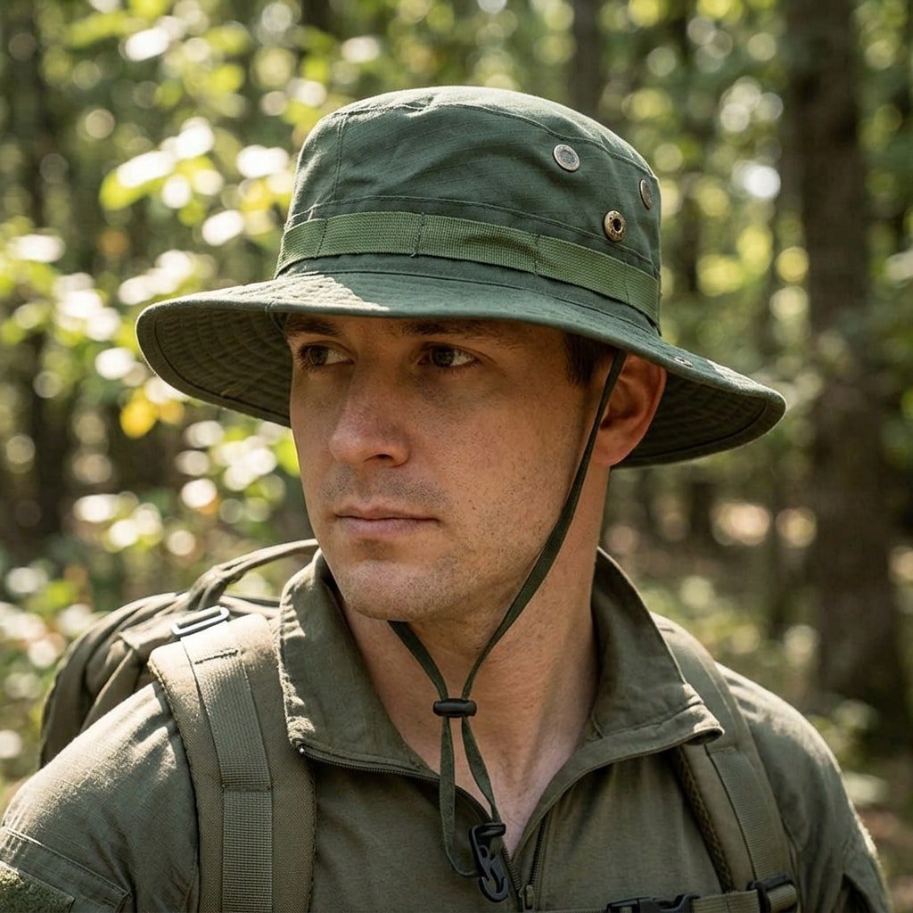 Olive green boonie hat “Scout R5”
