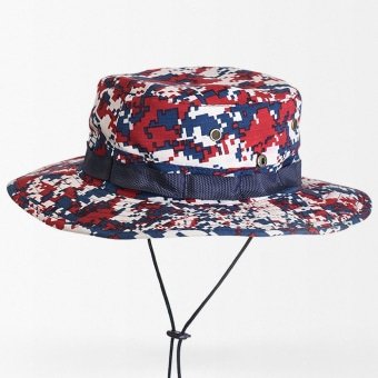 Digitaler Roter Camouflage-Boonie-Hut "Scout R5"