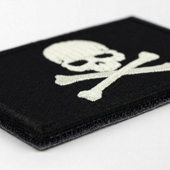Skull and crossbones patch