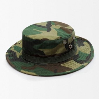 Taktische Boonie-Mütze im Woodland-Look „Scout R5“