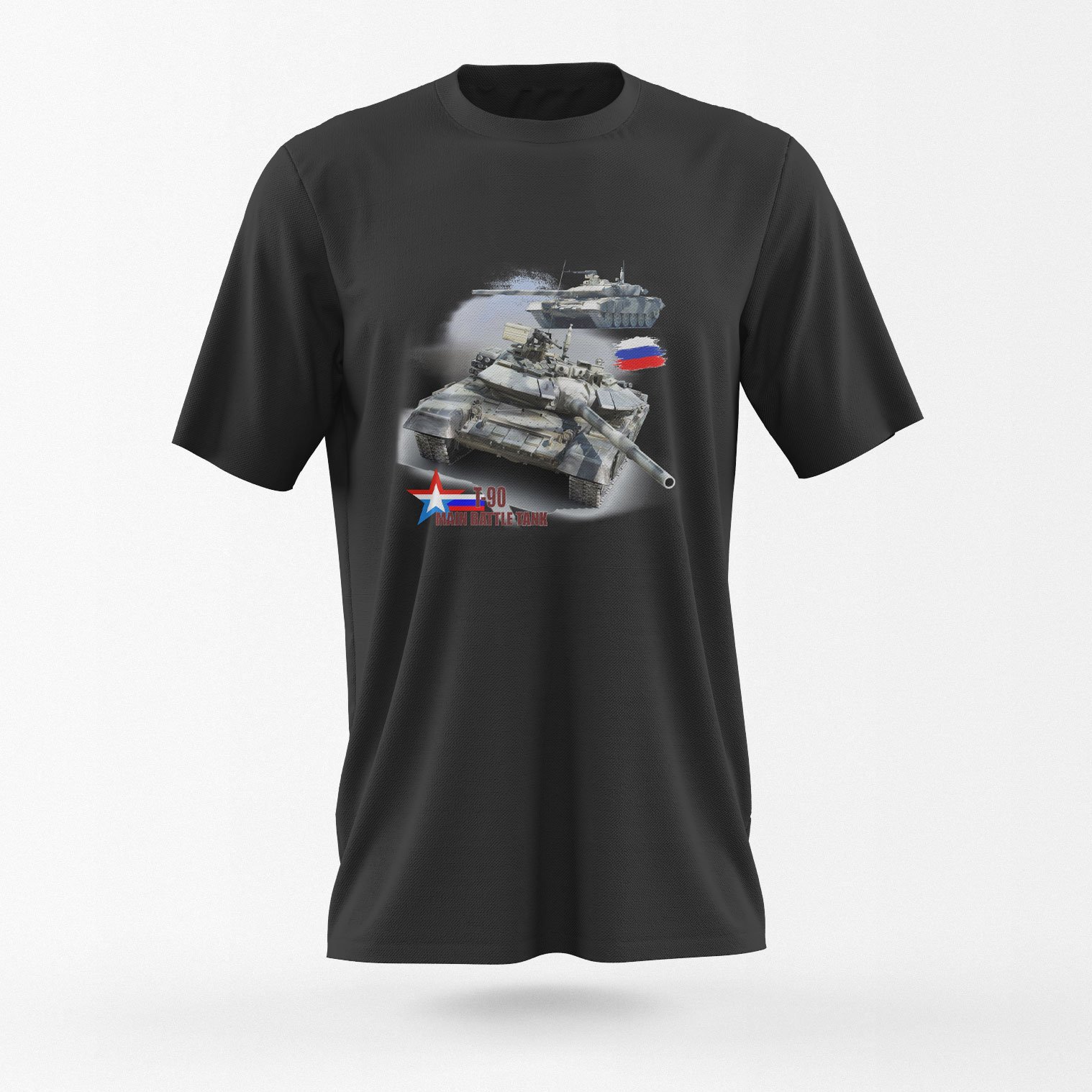 T-90 Panzer T-Shirt – Bild 2