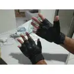 Halbfinger-Taktik-Lederhandschuhe photo review