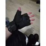 Halbfinger-Taktik-Lederhandschuhe photo review