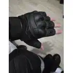 Halbfinger-Taktik-Lederhandschuhe photo review