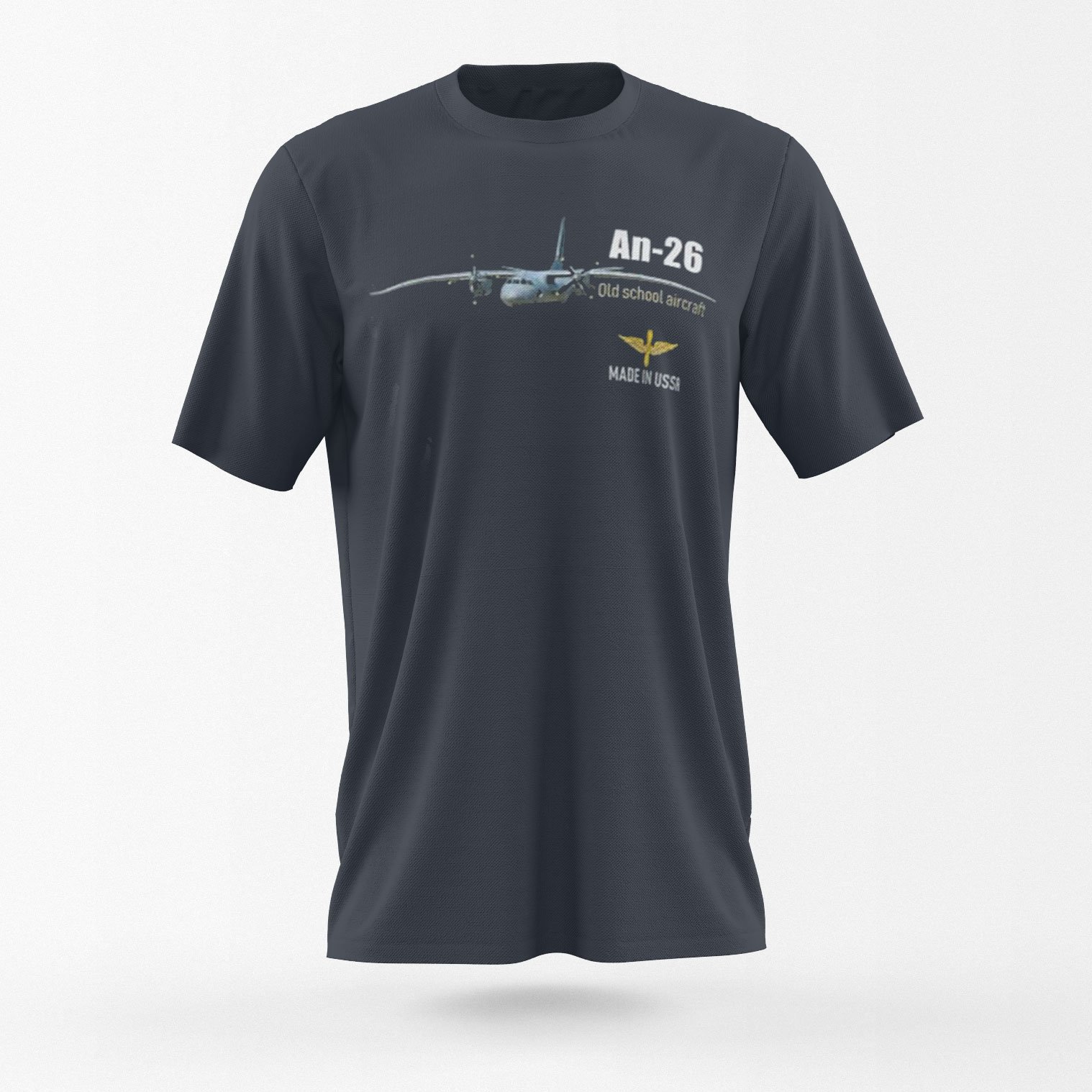 AN-26 Militärflugzeug T-Shirt – Bild 2