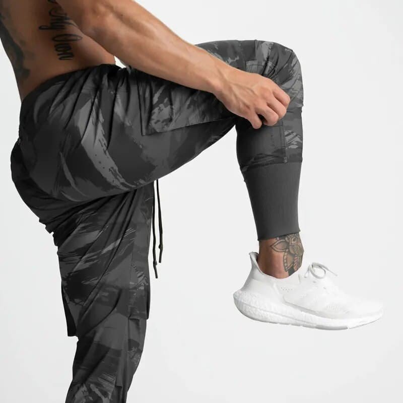 Schwarze Tarn-Sweatpants „Sportline“ – Bild 5