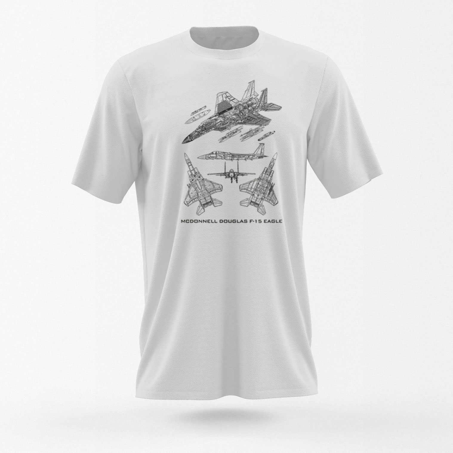 F-15 Eagle Kampfjet T-Shirt – Bild 2