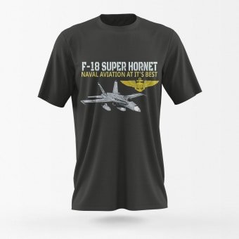 F-18-T-Shirt – Militärischer Style für taktische Einsätze
