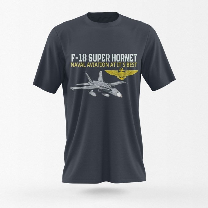 F-18-T-Shirt – Militärischer Style für taktische Einsätze – Bild 2