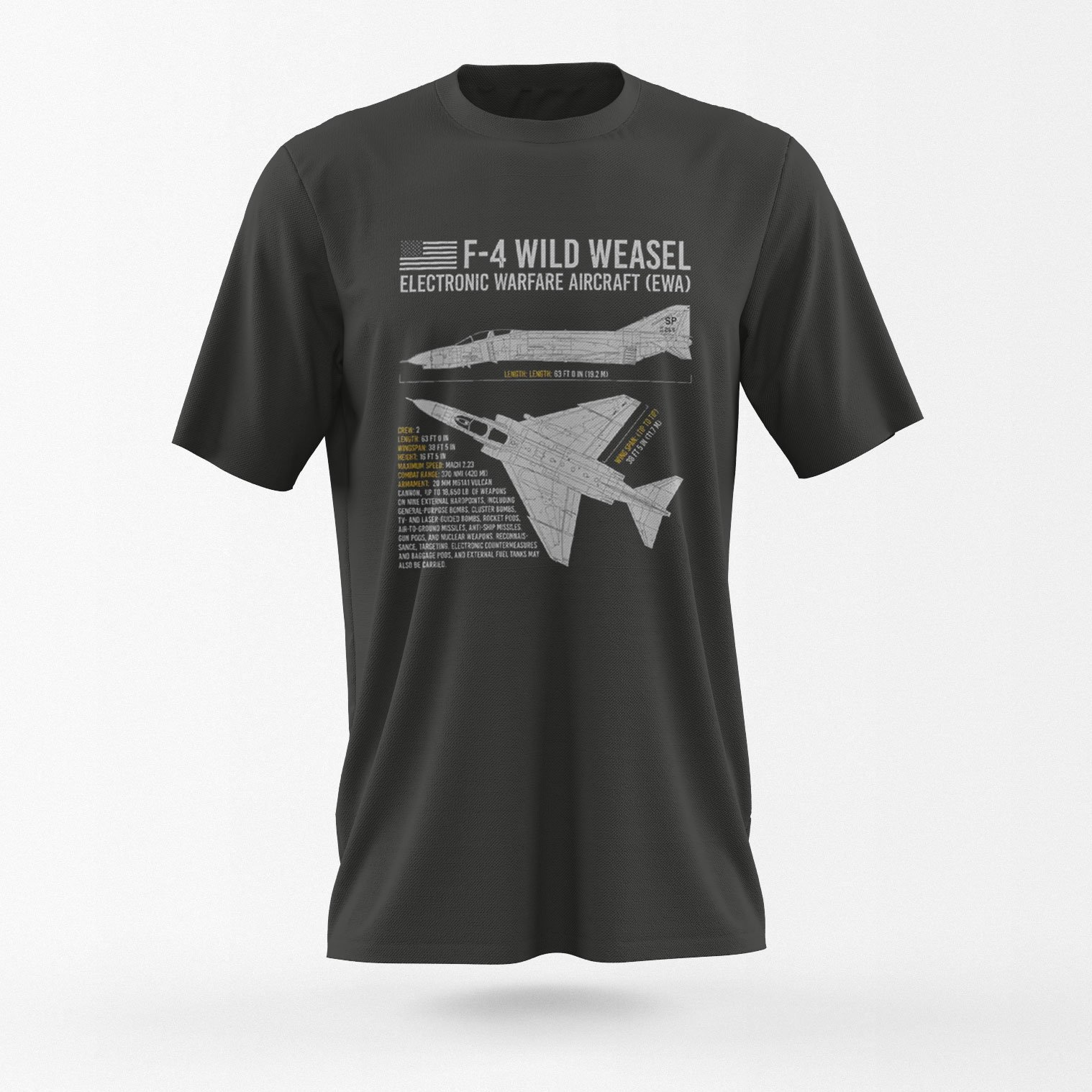 F-4 Phantom T-Shirt – Militärischer Taktik-Look