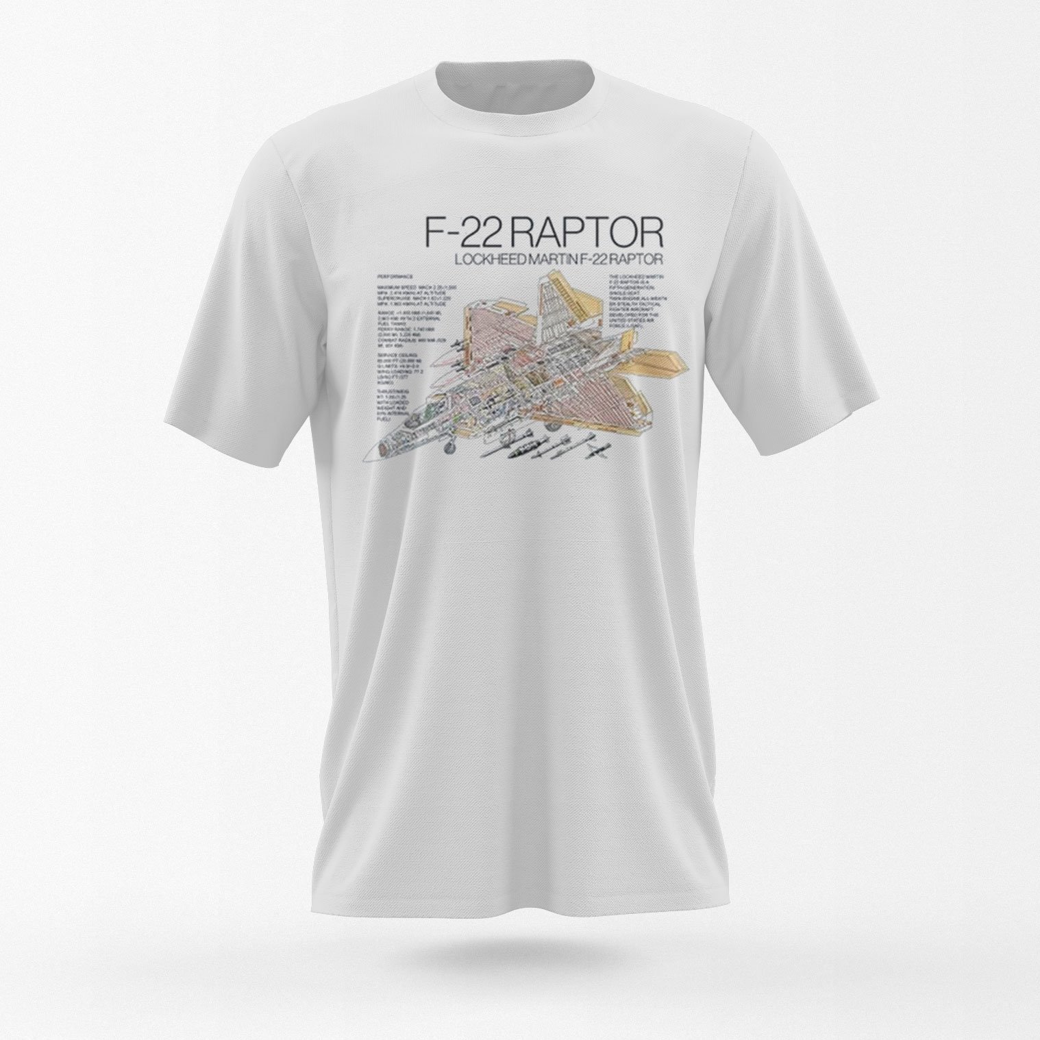 F-22 Raptor T-Shirt – Bild 2