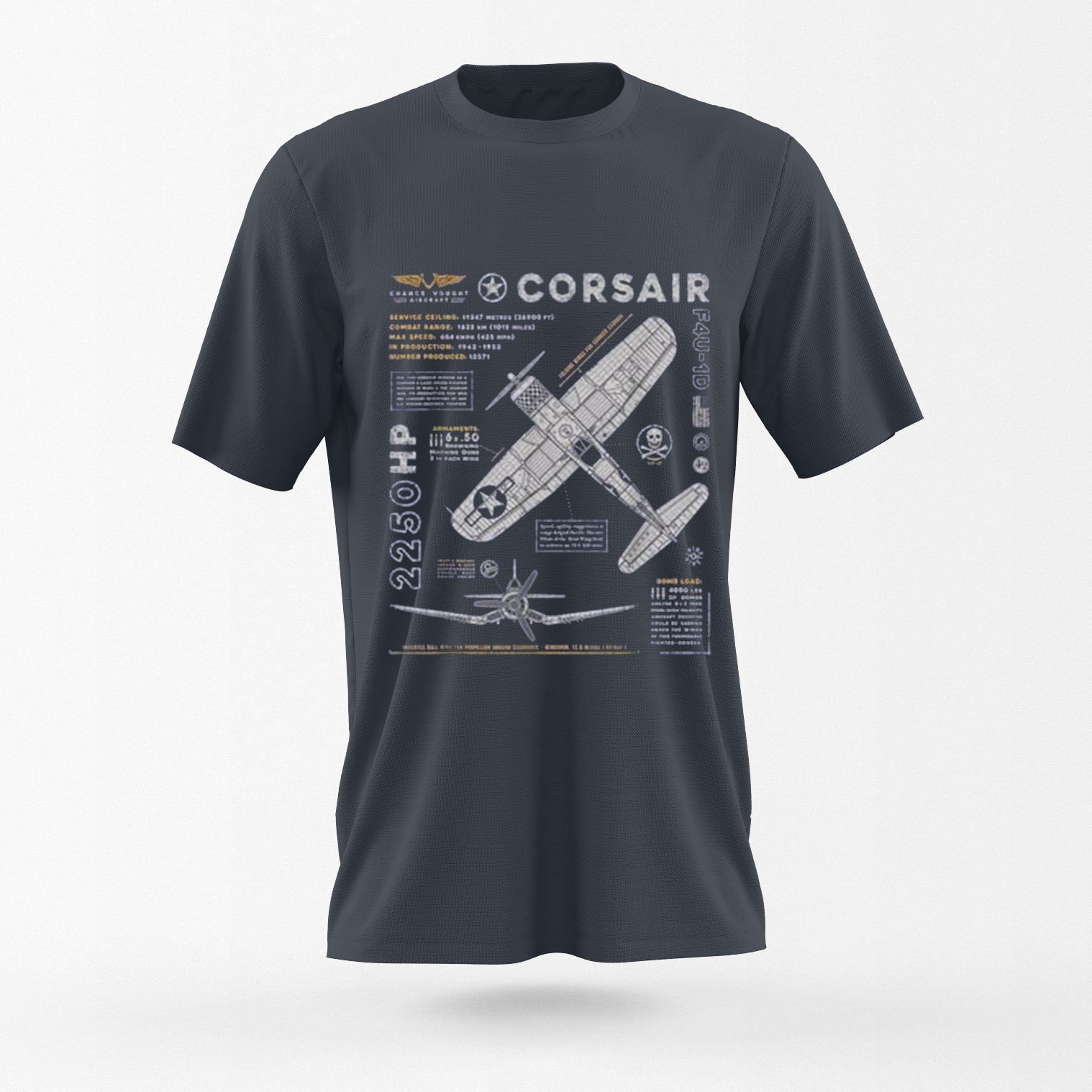F4U Corsair – Militär-T-Shirt