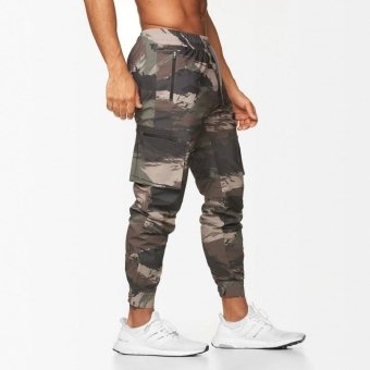 Grüne Camo-Jogginghose „Operator“