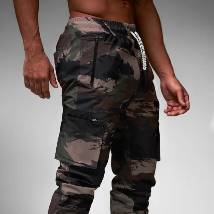Grüne Camo-Jogginghose „Operator“ – Bild 6