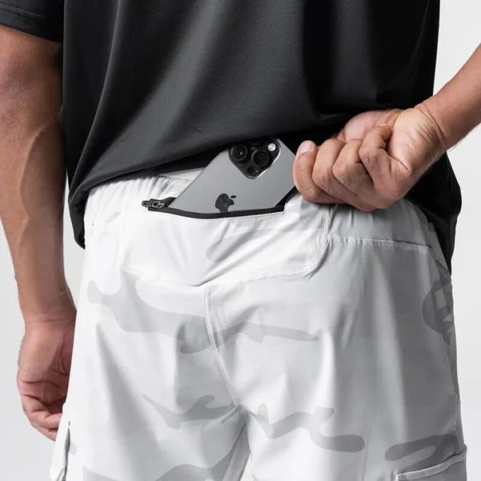 Weiße Camo-Jogger (Sportline) – Bild 8
