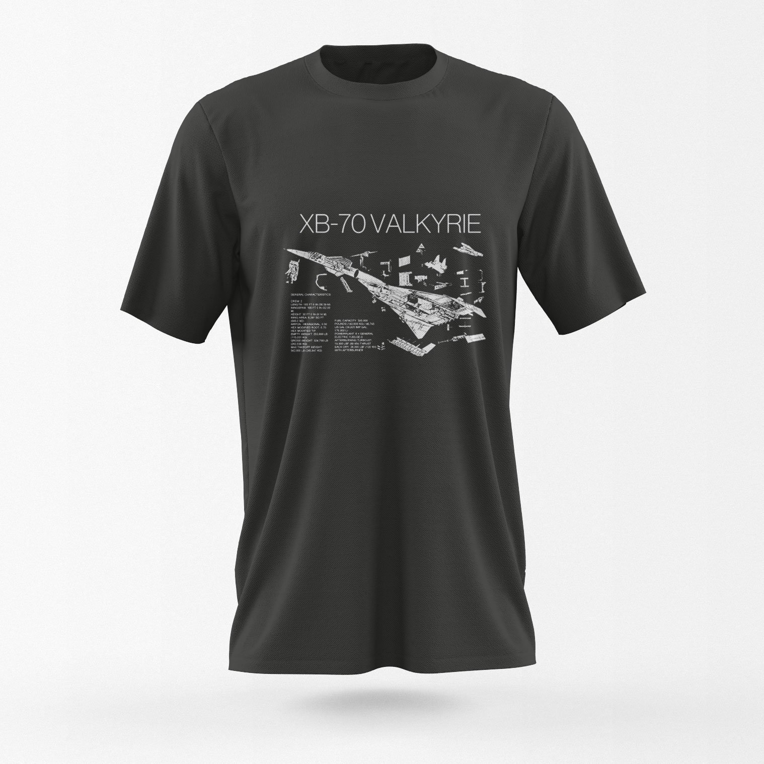 XB-70 Valkyrie – Militär-T-Shirt für Taktik-Fans – Bild 2