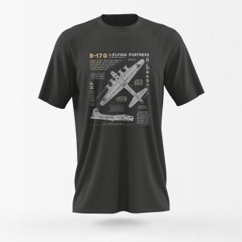 B-17 Flying Fortress – Taktisches Militär-T-Shirt