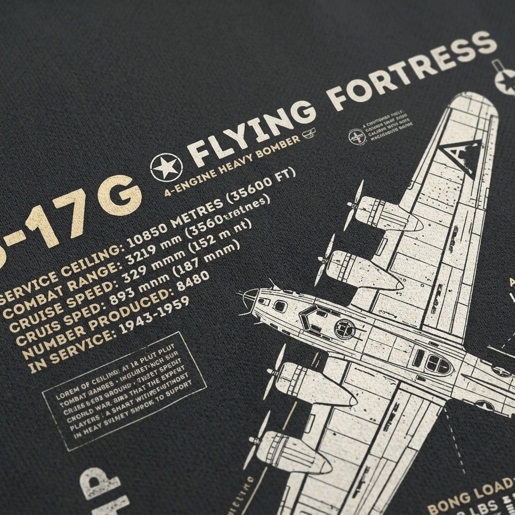 B-17 Flying Fortress Tshirt