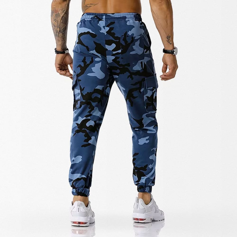 Blaue Camo-Jogginghose – Street Edition – Bild 2