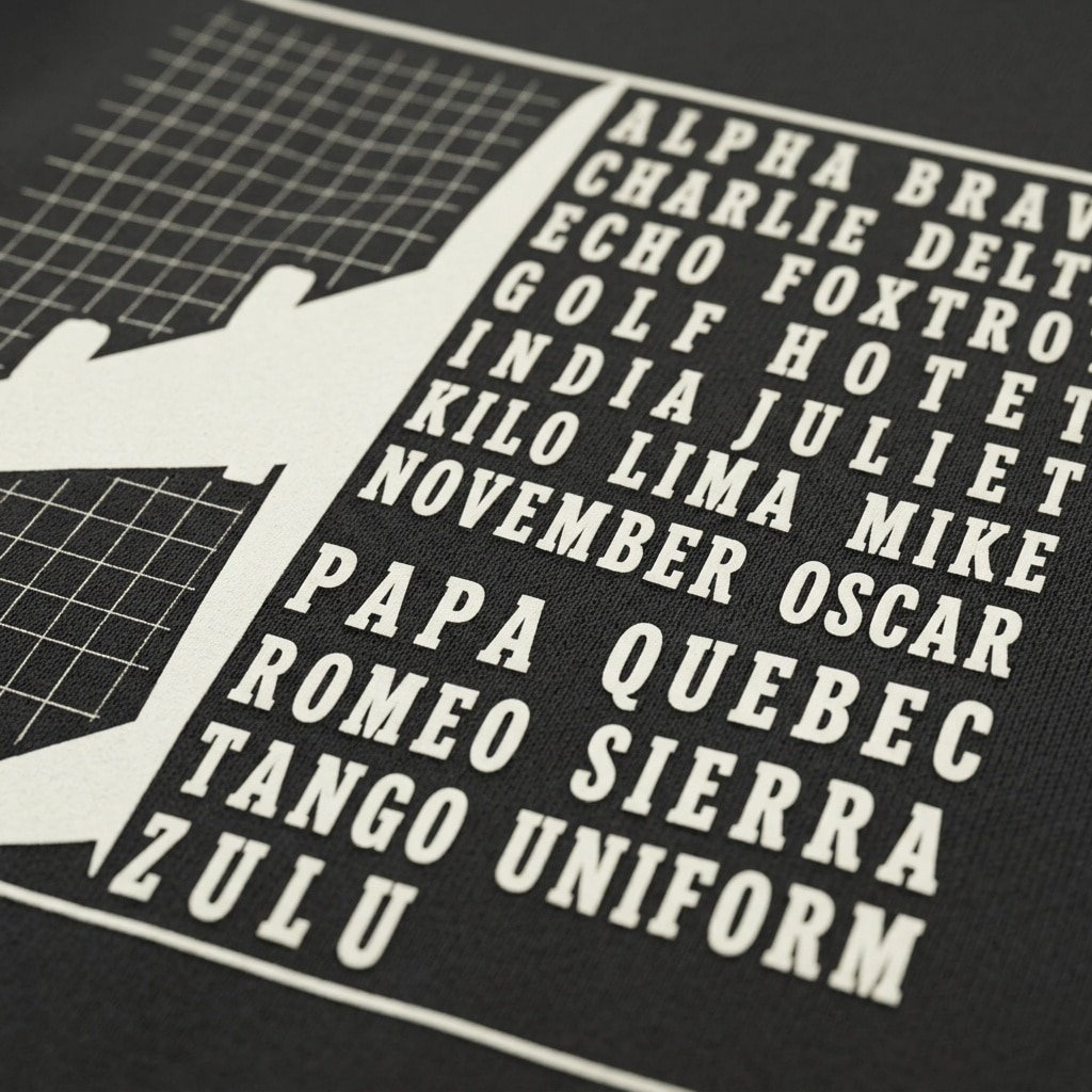 Phonetic Alphabet Tshirt