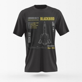 SR-71 Blackbird T-Shirt – Militärischer Look für Taktik-Enthusiasten
