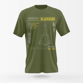 sr 71 blackbird t shirt Olive