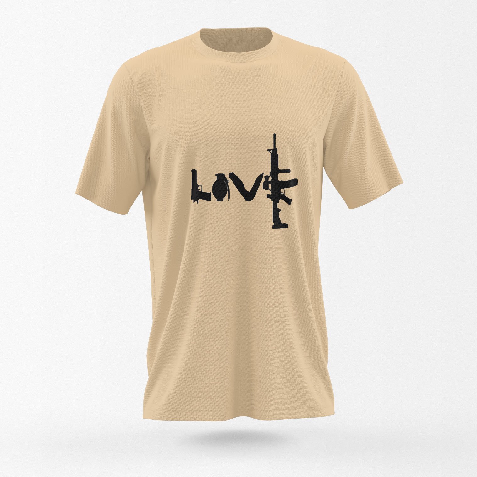 Love Gun – Taktisches T-Shirt im Militär-Design – Bild 2