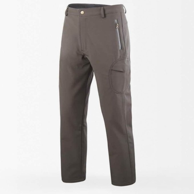 Wasserdichte Softshell-Hose – Grau – Bild 3