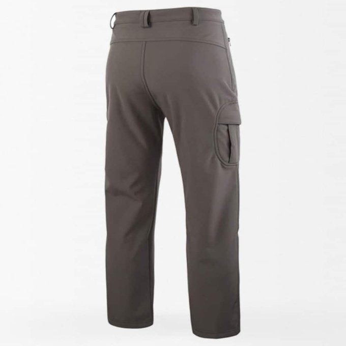 Wasserdichte Softshell-Hose – Grau – Bild 2