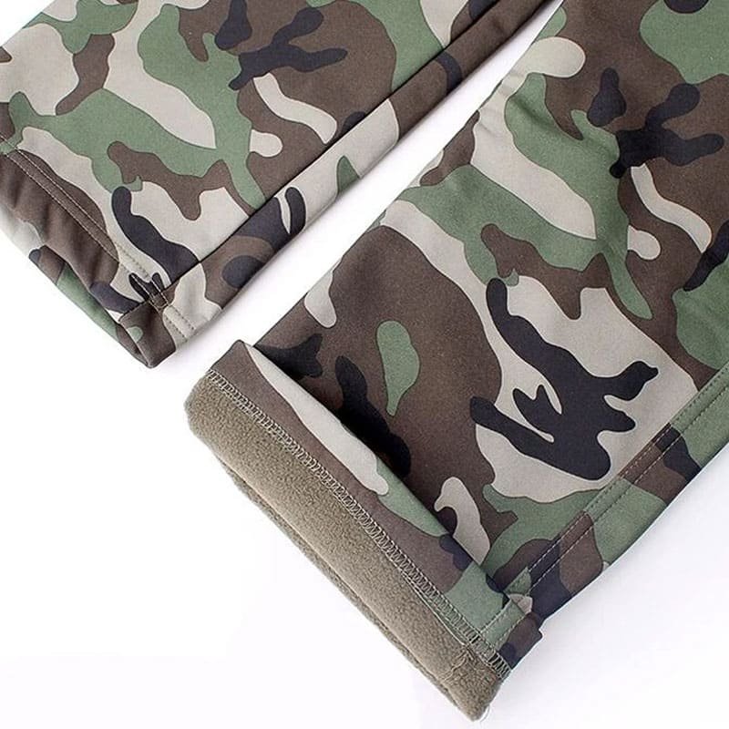 Wasserdichte Softshell-Taktikhose – Woodland – Bild 5