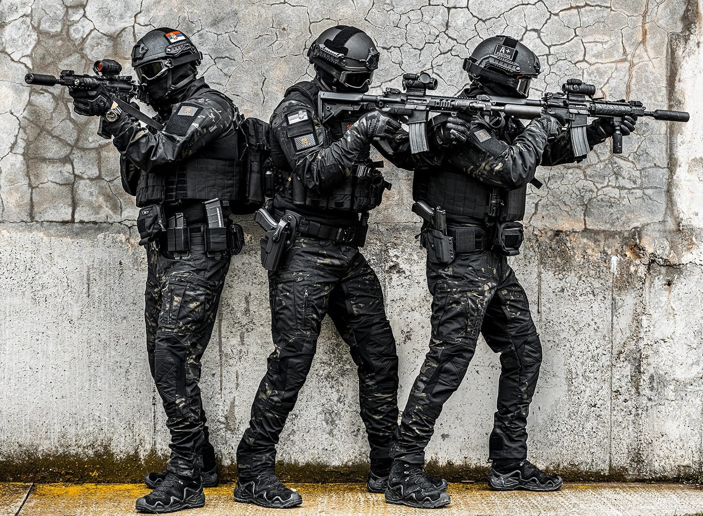 Multicam schwarzes Tarnmuster