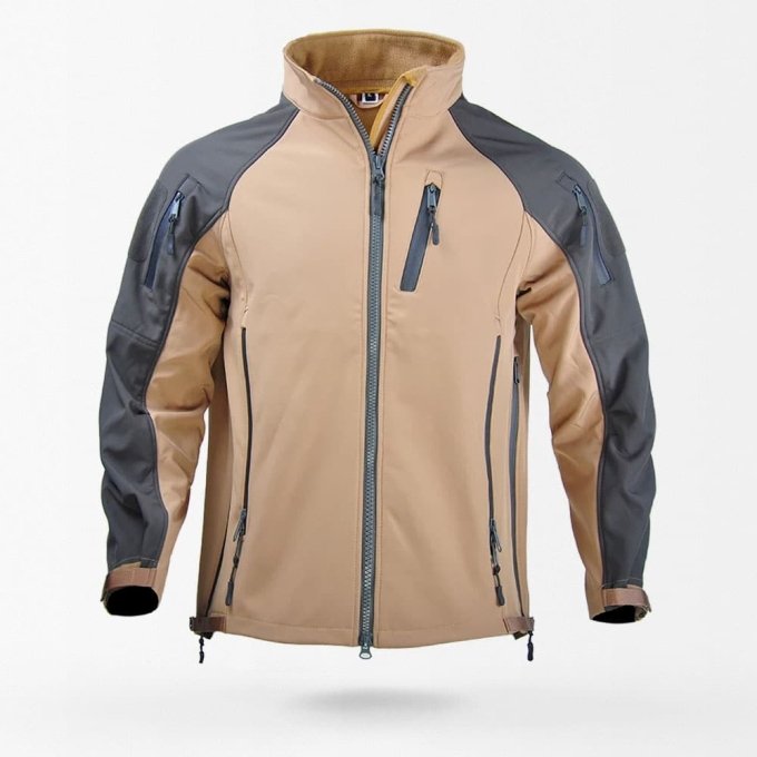 Zweifarbige Softshelljacke "Wild"