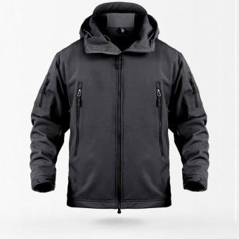 Schwarze taktische Softshell-Jacke „Veter“