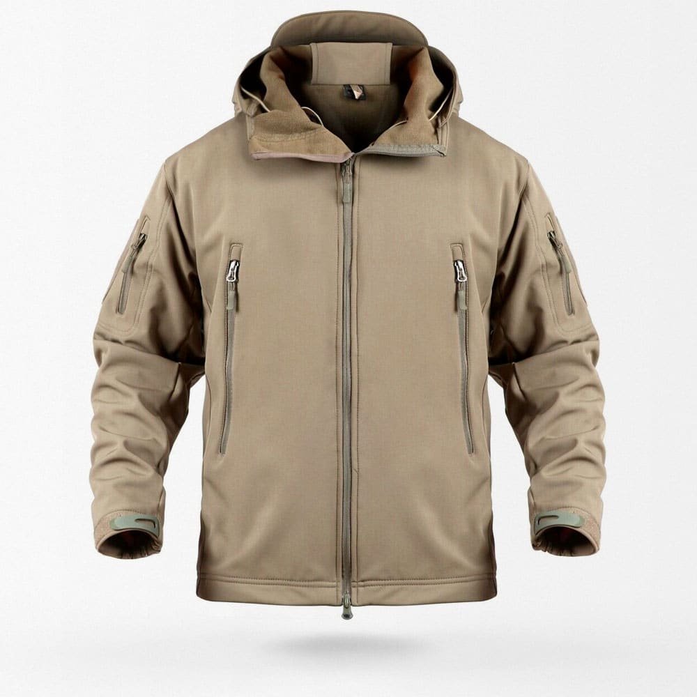Coyotebraune Softshelljacke "Veter"