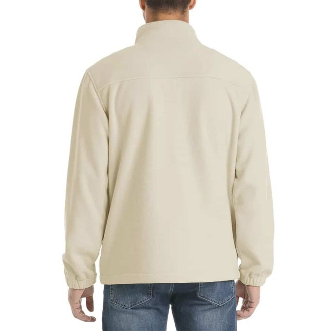 Winddichte Fleecejacke im Army-Look – Bild 3