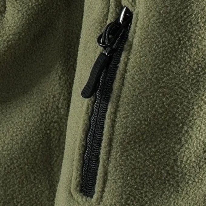 Militär-Polarfleecejacke – Bild 3