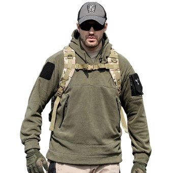 Taktischer Fleece-Hoodie mit Taschen