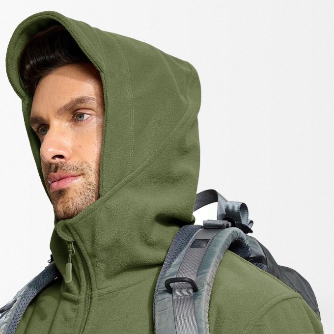 US-Militär Fleecejacke mit Kapuze – Bild 3