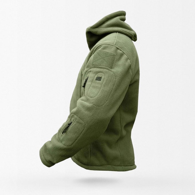 US-Militär Fleecejacke mit Kapuze – Bild 2