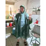 Wasserdichter Militär-Poncho in OD-Grün photo review