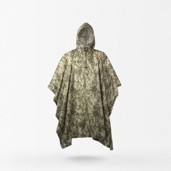 ACU camo rain poncho