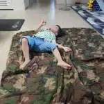 Militärisches Poncho-Innenfutter Woodland photo review