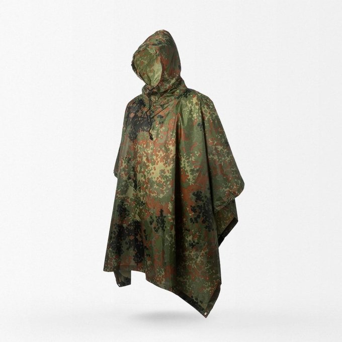 Flecktarn Regenponcho