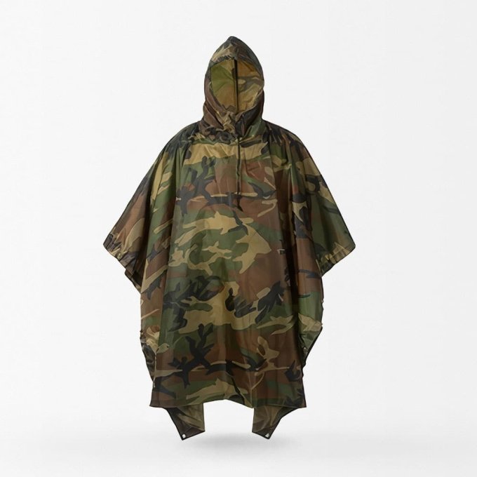 Woodland Tarnregenponcho – Bild 3