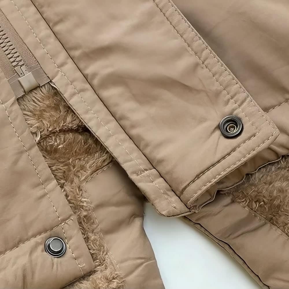 Armee-Parka mit Pelzbesatz – Bild 2