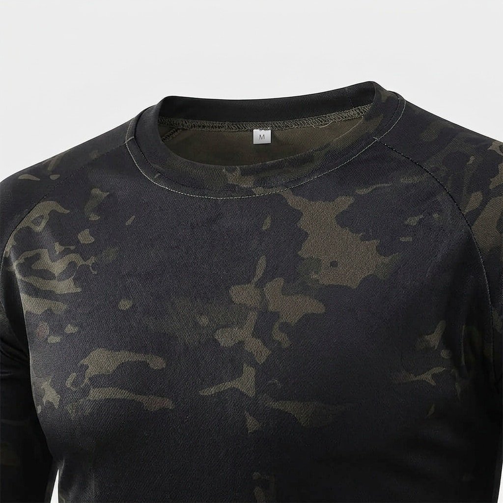 Black camo long sleeve shirt