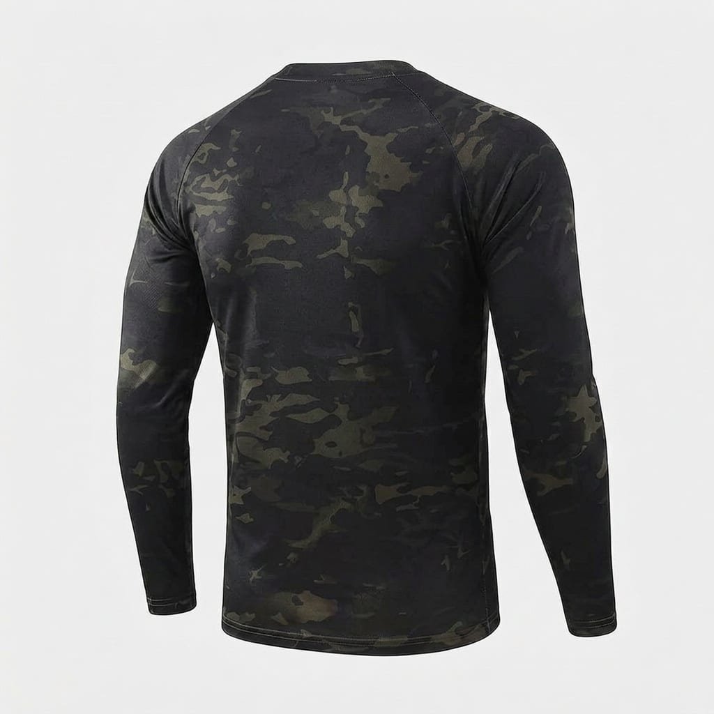 Black camo long sleeve shirt