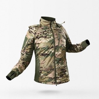 camo rain jacket