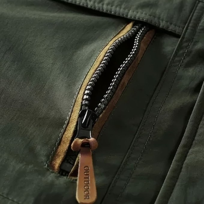 Fleece-gefütterte Militär-Parka-Jacke – Bild 6