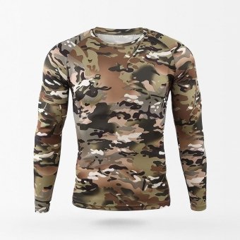 Herren Langarm-Taktikhemd – Multicam